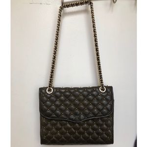 Rebecca Minkoff Dark Green Quilted Bag